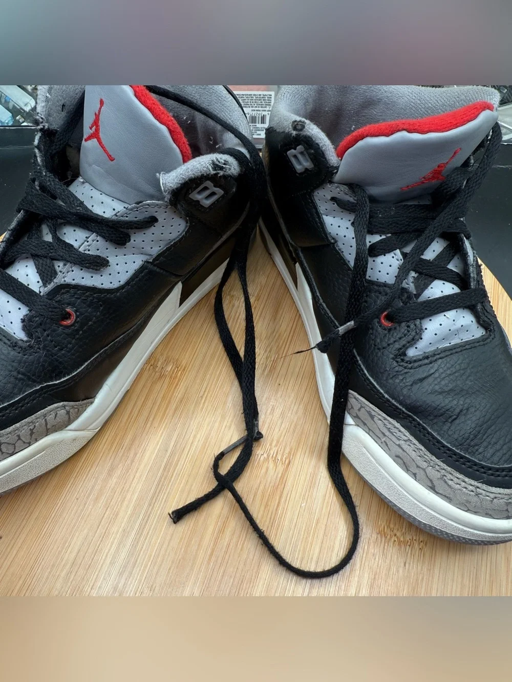 Nike Air Jordan 3 Retro (GS) “Black Cement” Youth Sz 3Y